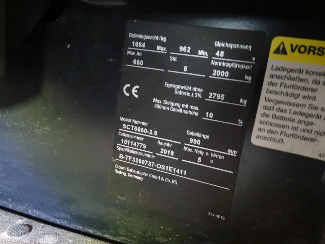 Crown SCT6060-2.0 - Electric forklift: picture 2 Crown SCT6060-2.0 - Electric forklift: picture 2