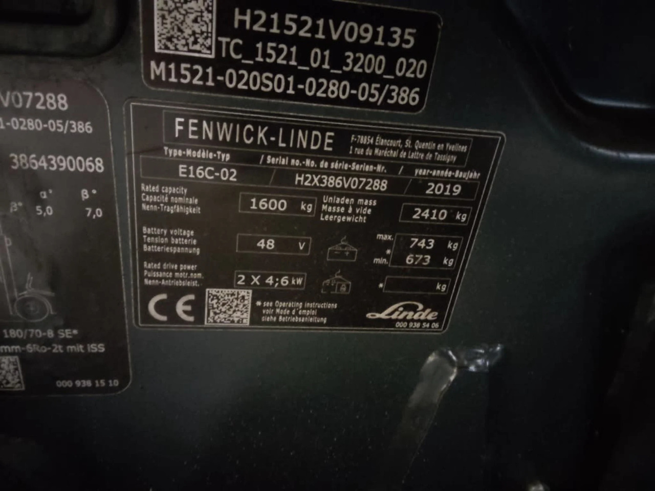 Linde E16C-02 - Electric forklift: picture 2 Linde E16C-02 - Electric forklift: picture 2