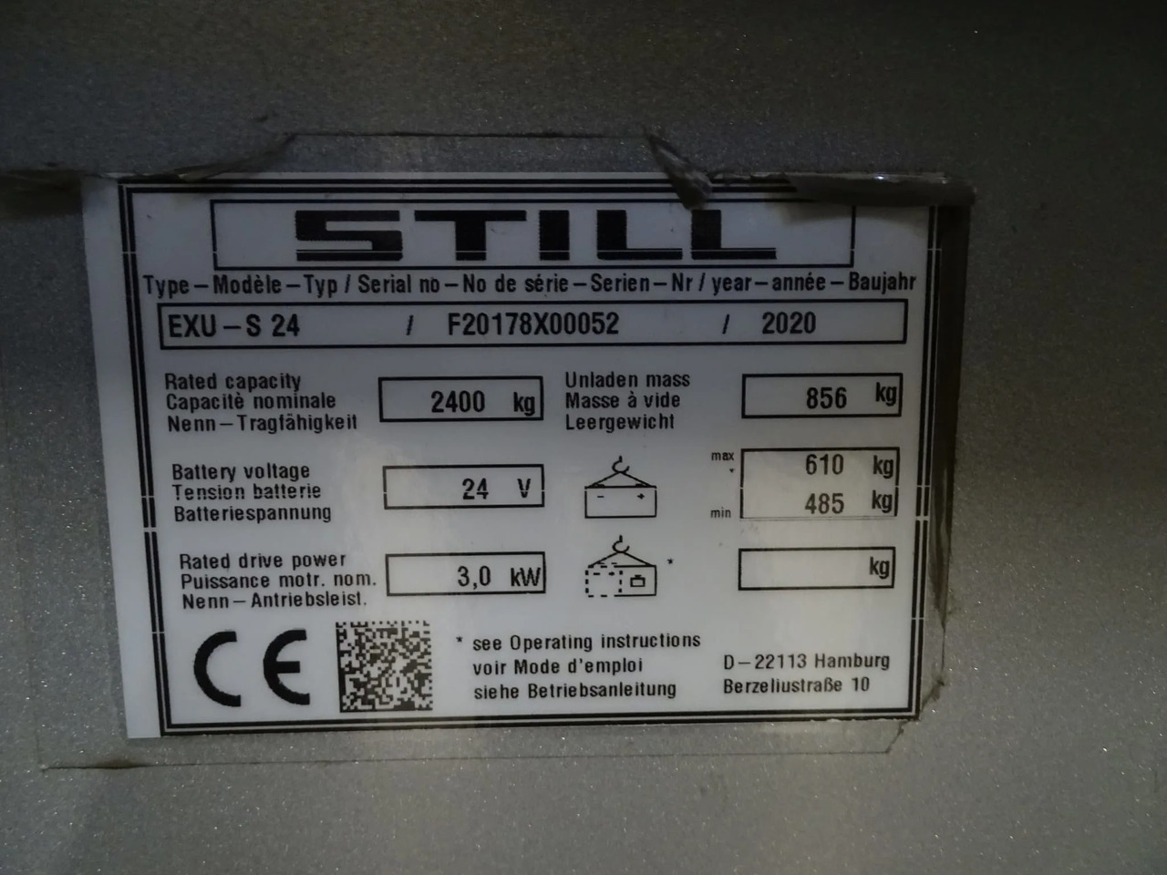 STILL EXU-S24/2390mm - Pallet truck: picture 2 STILL EXU-S24/2390mm - Pallet truck: picture 2