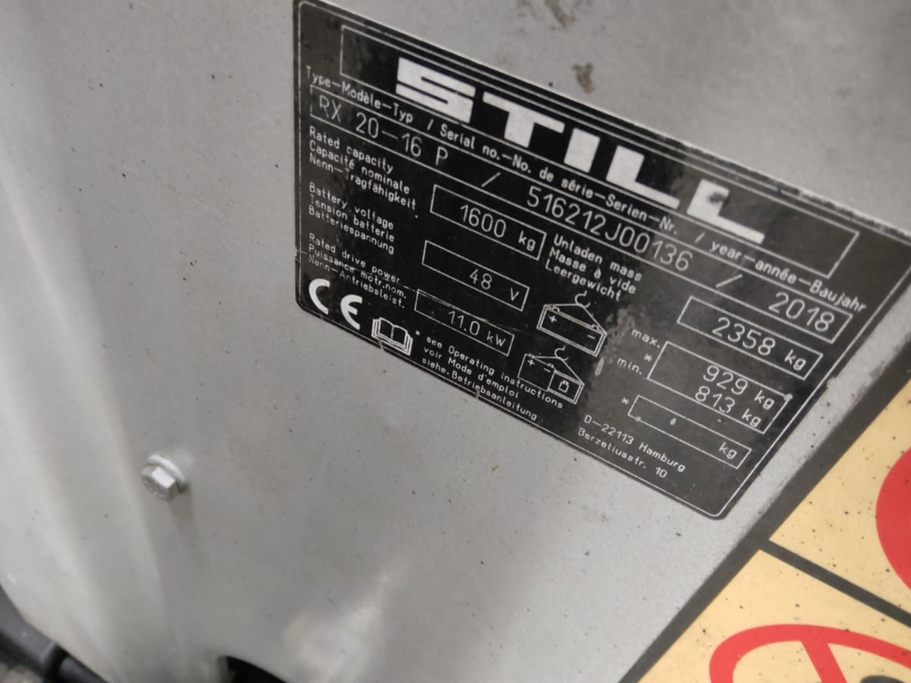 STILL RX20-16P - Electric forklift: picture 2 STILL RX20-16P - Electric forklift: picture 2