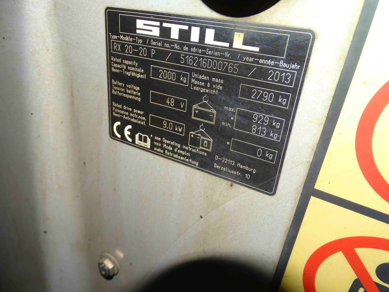 STILL RX20-20P - Electric forklift: picture 2 STILL RX20-20P - Electric forklift: picture 2