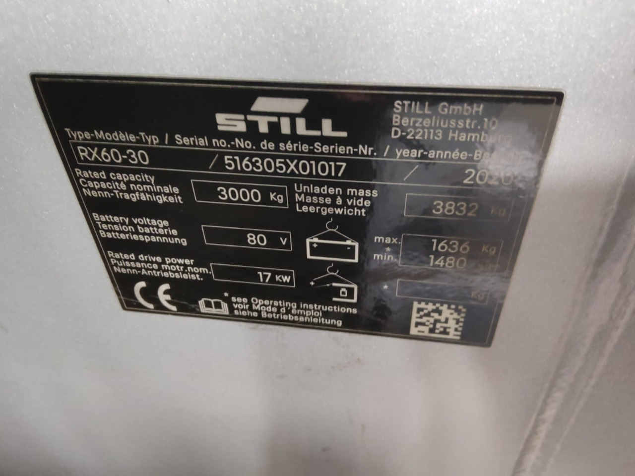 STILL RX60-30 - Electric forklift: picture 2 STILL RX60-30 - Electric forklift: picture 2