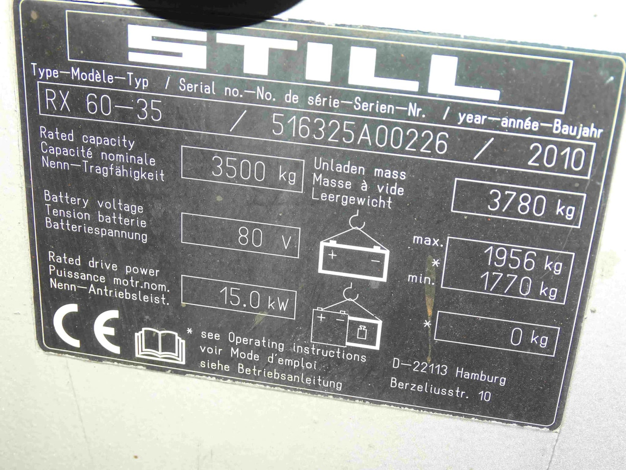 STILL RX60-35 - Electric forklift: picture 2 STILL RX60-35 - Electric forklift: picture 2