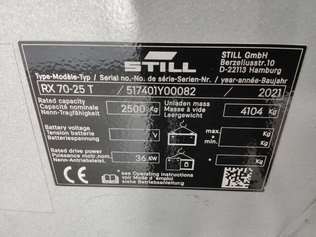 STILL RX70-25T - LPG forklift: picture 5 STILL RX70-25T - LPG forklift: picture 5