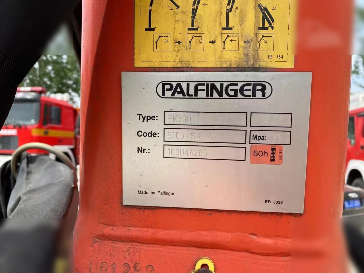 2016 PALFINGER PK7501 MOUNTED ON 2006 MAN D20 - Crane truck: picture 2 2016 PALFINGER PK7501 MOUNTED ON 2006 MAN D20 - Crane truck: picture 2