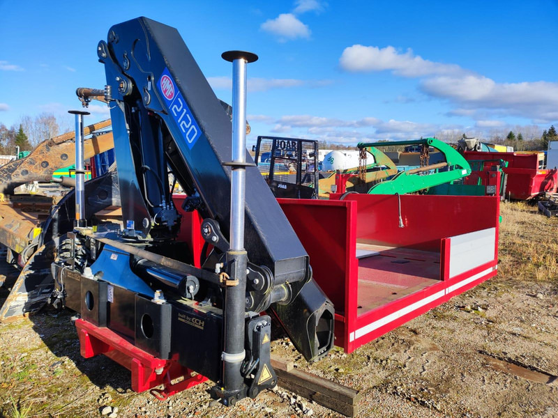 HMF 2120K-RC WITH PLATFORM ALMOST NEW - Loader crane for Truck: picture 1 HMF 2120K-RC WITH PLATFORM ALMOST NEW - Loader crane for Truck: picture 1