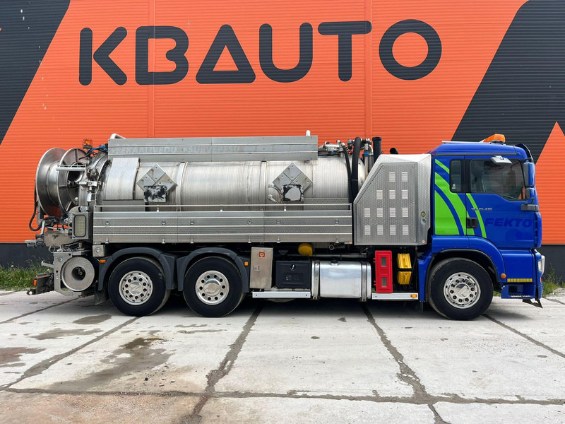 MAN TGA 26.430 6x2*4 TANK 13700 l / VACUUM MORO PM200R - 2283 hours / PRESSURE Pratissoli KF38 - 40 l/min - 150 bar - Vacuum truck: picture 4 MAN TGA 26.430 6x2*4 TANK 13700 l / VACUUM MORO PM200R - 2283 hours / PRESSURE Pratissoli KF38 - 40 l/min - 150 bar - Vacuum truck: picture 4
