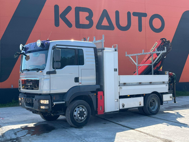 MAN TGM 13.290 4x4 PK9002 / PLATFORM L=3212 mm - Dropside/ Flatbed truck, Crane truck: picture 2 MAN TGM 13.290 4x4 PK9002 / PLATFORM L=3212 mm - Dropside/ Flatbed truck, Crane truck: picture 2