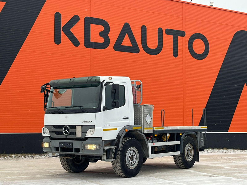 Mercedes-Benz Atego 1018 4x4 ONLY 18844 km ! / FULL STEEL / DRUM BRAKES / PLATFORM L=3500 mm - Dropside/ Flatbed truck: picture 1 Mercedes-Benz Atego 1018 4x4 ONLY 18844 km ! / FULL STEEL / DRUM BRAKES / PLATFORM L=3500 mm - Dropside/ Flatbed truck: picture 1