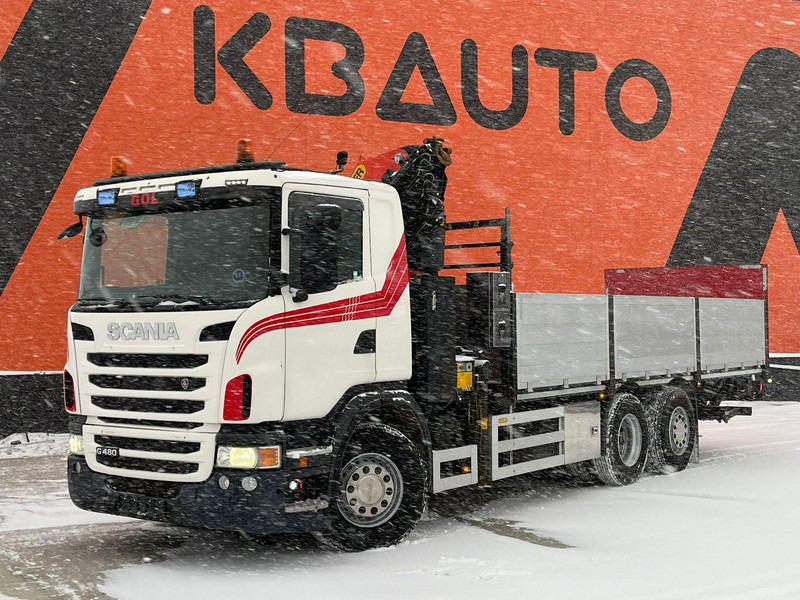 Scania G 480 6x2 PK 27002 + WINCH / PLATFORM L=6851 mm - Dropside/ Flatbed truck, Crane truck: picture 2 Scania G 480 6x2 PK 27002 + WINCH / PLATFORM L=6851 mm - Dropside/ Flatbed truck, Crane truck: picture 2