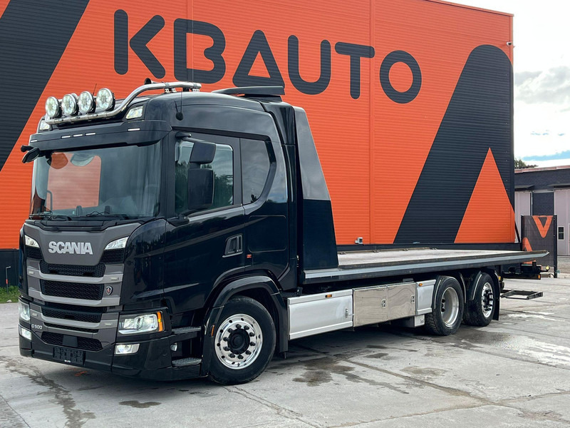 Scania G 500 6x2*4 JIGE Simplex 8T / SUPERWINCH H12P PRO / PLATFORM L=7481 mm - Tow truck: picture 1 Scania G 500 6x2*4 JIGE Simplex 8T / SUPERWINCH H12P PRO / PLATFORM L=7481 mm - Tow truck: picture 1
