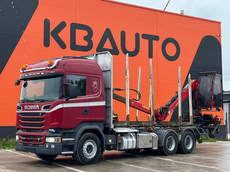 Scania R 730 6x4 RETARDER / BIG AXLES - Log truck, Crane truck: picture 2 Scania R 730 6x4 RETARDER / BIG AXLES - Log truck, Crane truck: picture 2