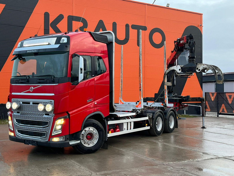 Volvo FH 16 650 6x4 PALFINGER M12L97 - Log truck, Crane truck: picture 1 Volvo FH 16 650 6x4 PALFINGER M12L97 - Log truck, Crane truck: picture 1