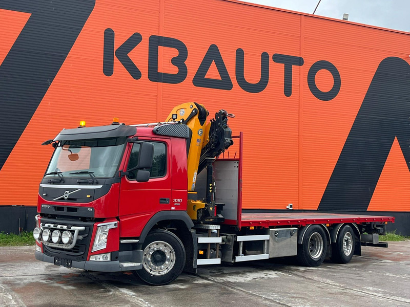 Volvo FM 330 6x2*4 EFFER 215/4S / PLATFORM L=6529 mm - Dropside/ Flatbed truck, Crane truck: picture 2 Volvo FM 330 6x2*4 EFFER 215/4S / PLATFORM L=6529 mm - Dropside/ Flatbed truck, Crane truck: picture 2
