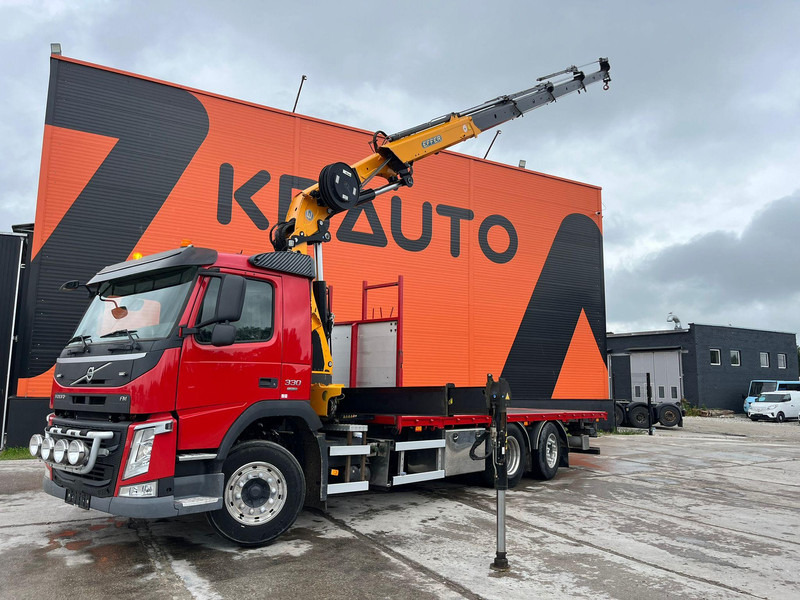 Volvo FM 330 6x2*4 EFFER 215/4S / PLATFORM L=6529 mm - Dropside/ Flatbed truck, Crane truck: picture 1 Volvo FM 330 6x2*4 EFFER 215/4S / PLATFORM L=6529 mm - Dropside/ Flatbed truck, Crane truck: picture 1