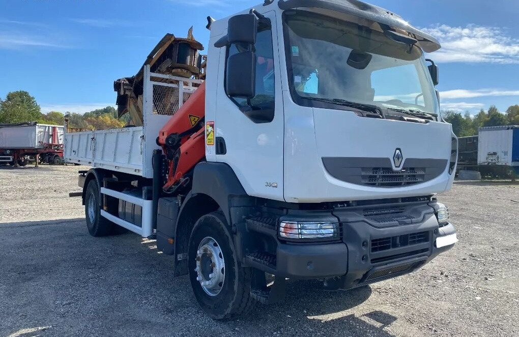 Renault KERAX 380 /Dźwig HDS Palfinger PK13001-K / / Retarder / Manual - Tipper: picture 3 Renault KERAX 380 /Dźwig HDS Palfinger PK13001-K / / Retarder / Manual - Tipper: picture 3