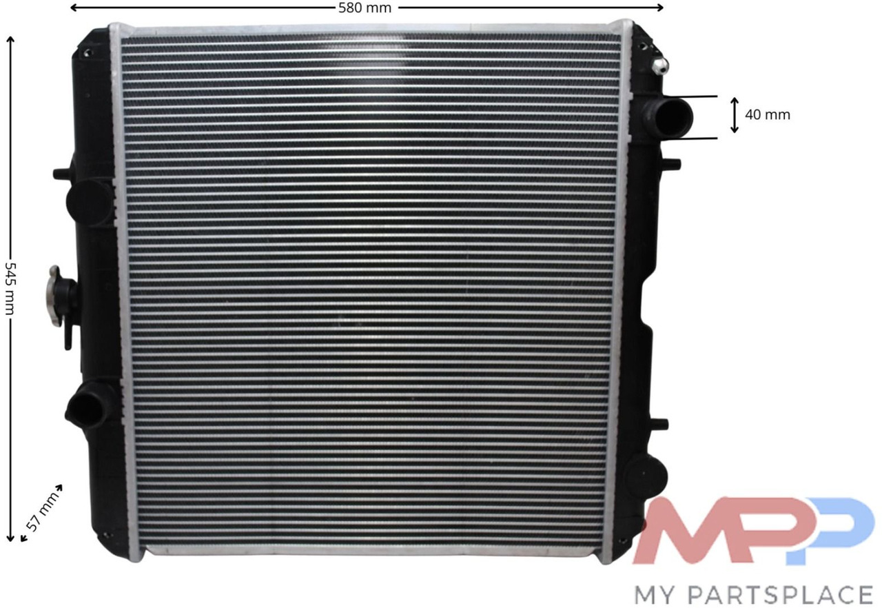 Yanmar Yanmar Radiator VIO 75 184015-44501 - Engine: picture 3 Yanmar Yanmar Radiator VIO 75 184015-44501 - Engine: picture 3