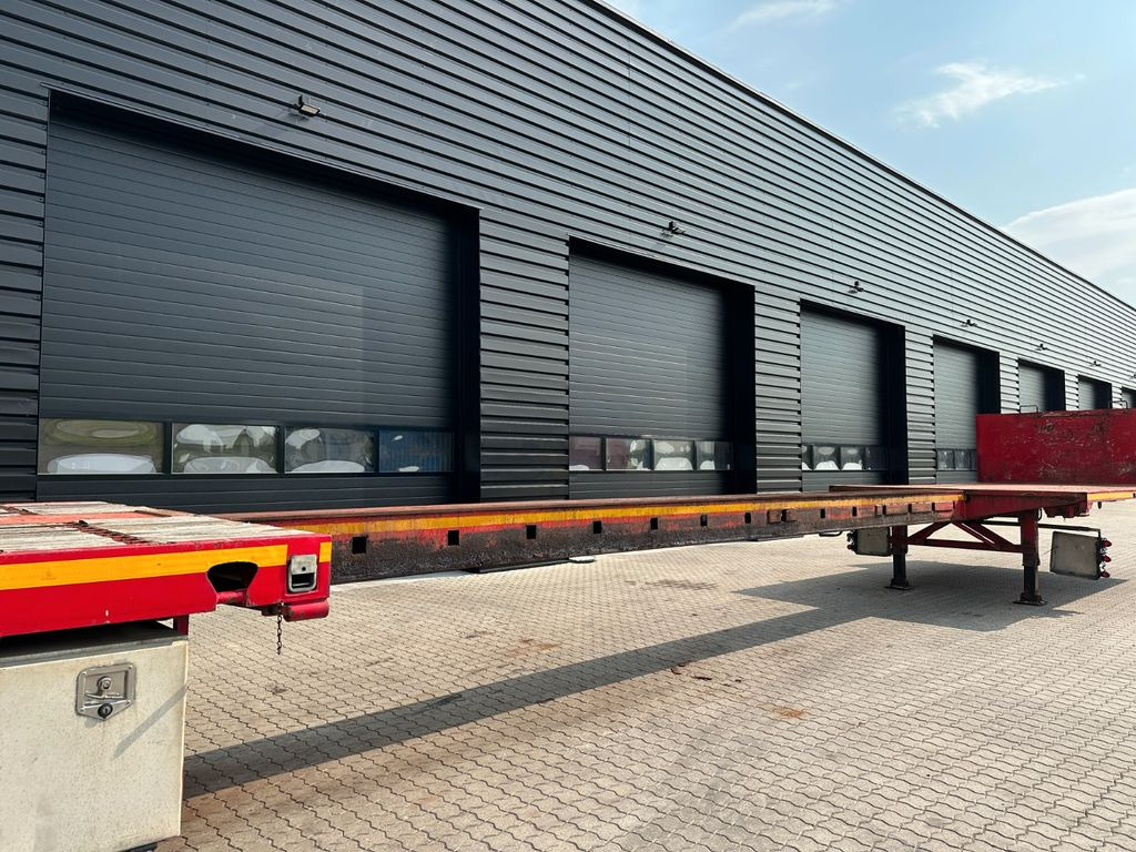 Dropside/ Flatbed semi-trailer ES-GE Mega teleskob trailer: picture 9