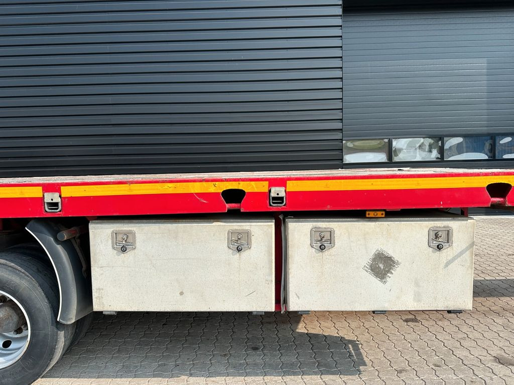 Dropside/ Flatbed semi-trailer ES-GE Mega teleskob trailer: picture 6