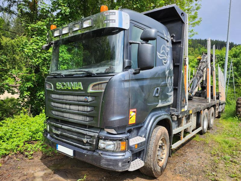 Scania R R 580 - Log truck, Crane truck: picture 2 Scania R R 580 - Log truck, Crane truck: picture 2