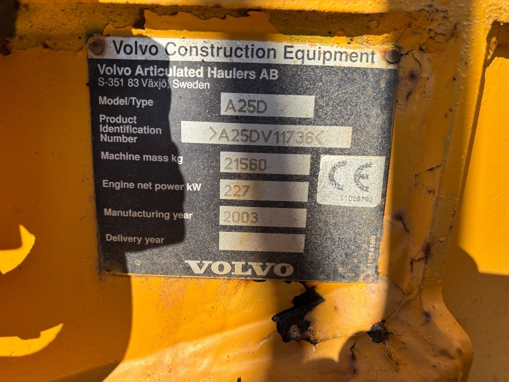 Articulated dumper Volvo A 25 D: picture 27