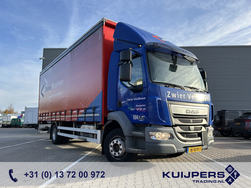 DAF LF 210 FA / 12 Ton / 557 dlm / Curtainside / Loadlift / APK TUV 05-26 - Curtainsider truck: picture 1 DAF LF 210 FA / 12 Ton / 557 dlm / Curtainside / Loadlift / APK TUV 05-26 - Curtainsider truck: picture 1