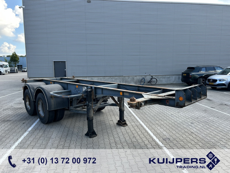 Fruehauf ED 24 / 2 as Blad - Spring / Container 20 FT / Classic / Oldtimer - Container transporter/ Swap body semi-trailer: picture 1 Fruehauf ED 24 / 2 as Blad - Spring / Container 20 FT / Classic / Oldtimer - Container transporter/ Swap body semi-trailer: picture 1