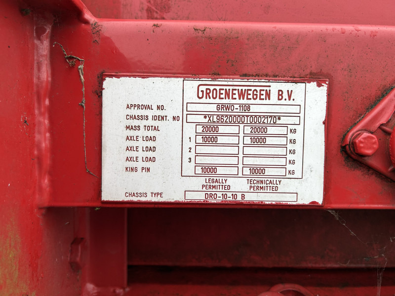Closed box semi-trailer Groenewegen DRO 10 10B / City / Box Trailer / Loadlift / APK TUV 10-26: picture 14 Closed box semi-trailer Groenewegen DRO 10 10B / City / Box Trailer / Loadlift / APK TUV 10-26: picture 14