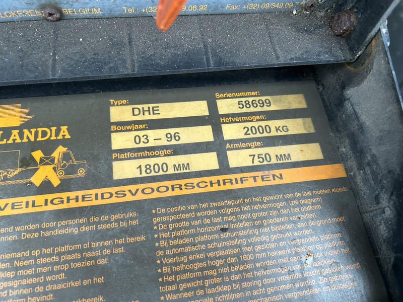 Closed box semi-trailer Groenewegen DRO 10 10B / City / Box Trailer / Loadlift / APK TUV 10-26: picture 6 Closed box semi-trailer Groenewegen DRO 10 10B / City / Box Trailer / Loadlift / APK TUV 10-26: picture 6