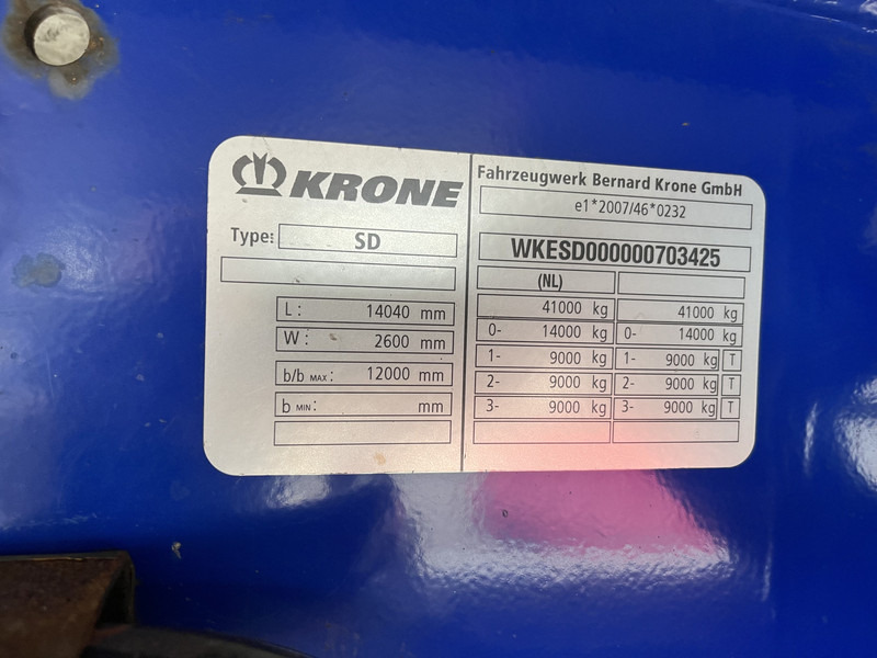 Refrigerator semi-trailer Krone Coolliner / Carrier Vector 1950 / Frigo Box / BPW Drum / APK TUV 04-26: picture 18