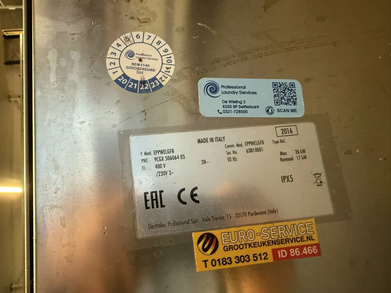 Electrolux was-/reinigingsmachine tbv volgelaatmaskers - Attachment: picture 4 Electrolux was-/reinigingsmachine tbv volgelaatmaskers - Attachment: picture 4