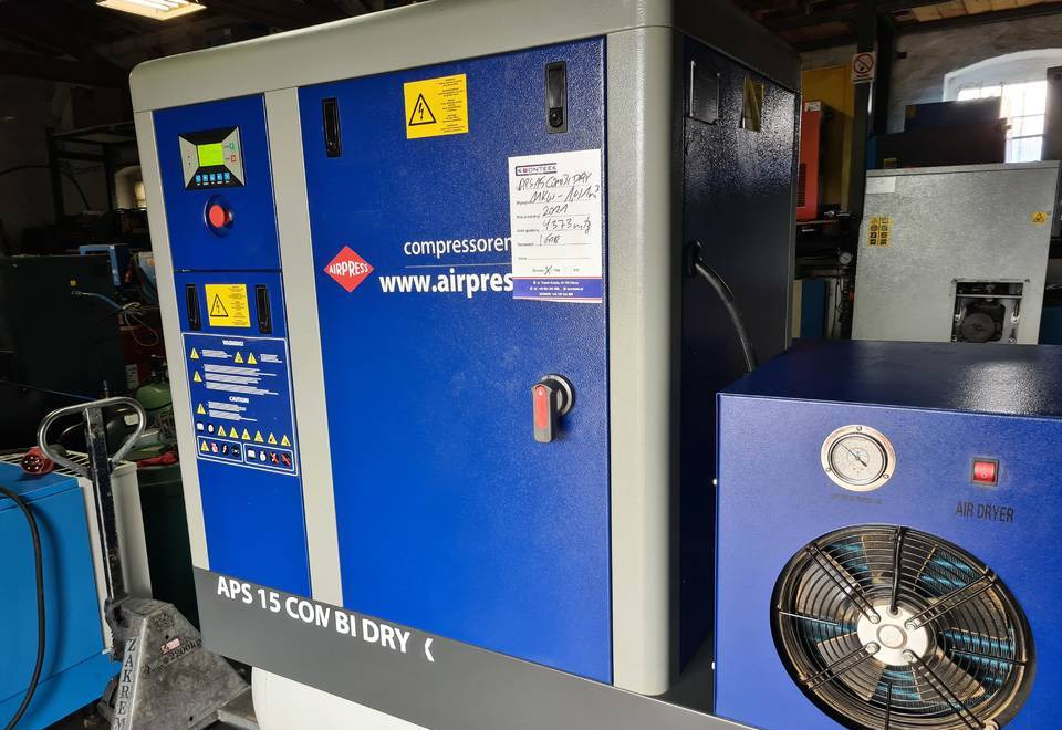 Kompresor śrubowy AIRPRESS APS 15 COMBI DRY X, 11 kw, 2021r - Air compressor: picture 4 Kompresor śrubowy AIRPRESS APS 15 COMBI DRY X, 11 kw, 2021r - Air compressor: picture 4