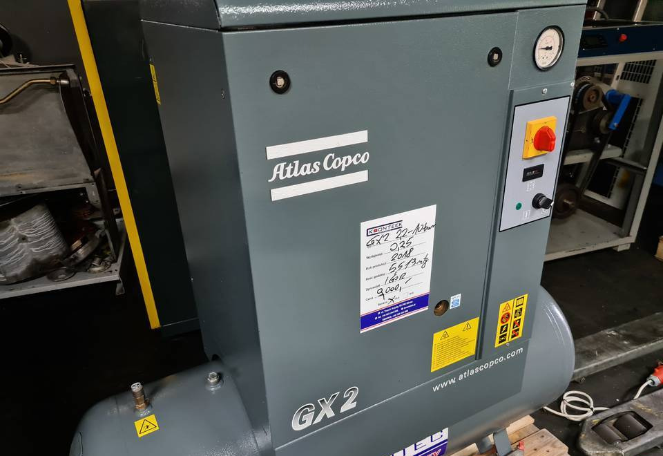 Kompresor śrubowy ATLAS COPCO GX2 2,2 kw - Air compressor: picture 1 Kompresor śrubowy ATLAS COPCO GX2 2,2 kw - Air compressor: picture 1