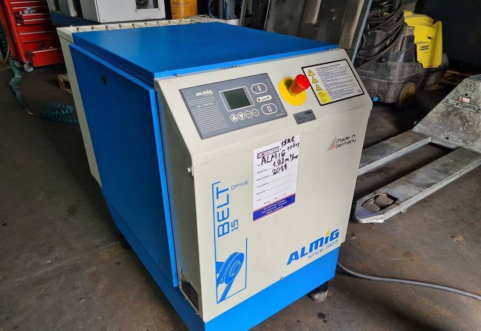 Kompresor śrubowy Almig Belt 15, 15 kw. 2011r - Air compressor: picture 3 Kompresor śrubowy Almig Belt 15, 15 kw. 2011r - Air compressor: picture 3