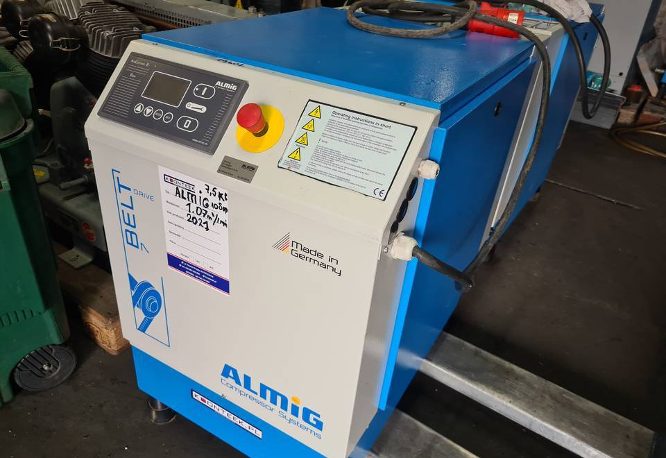 Kompresor śrubowy Almig Belt 7, 7,5 kw. 2021r - Air compressor: picture 1 Kompresor śrubowy Almig Belt 7, 7,5 kw. 2021r - Air compressor: picture 1