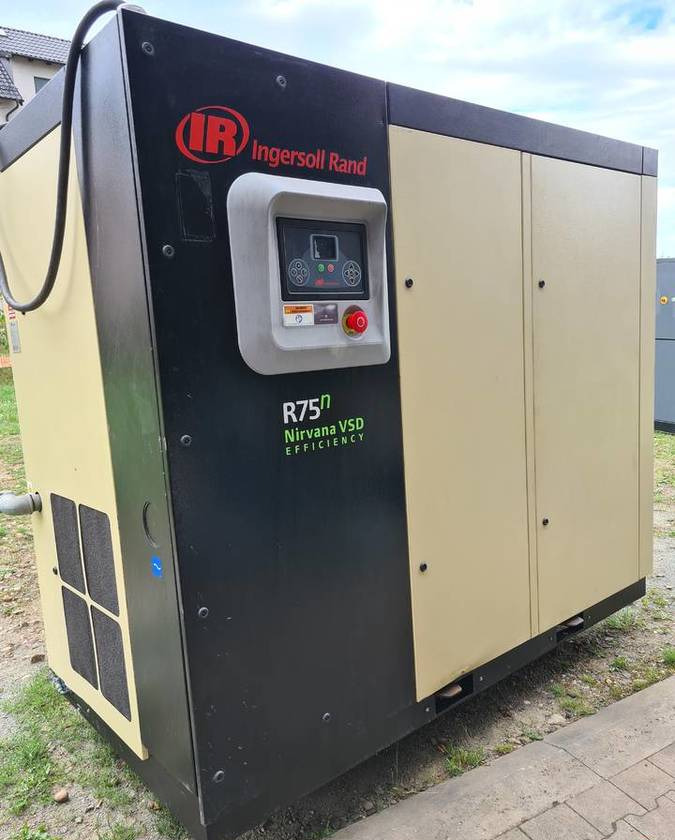 Kompresor śrubowy INGERSOLL RAND NIRVANA R75N - Air compressor: picture 1 Kompresor śrubowy INGERSOLL RAND NIRVANA R75N - Air compressor: picture 1