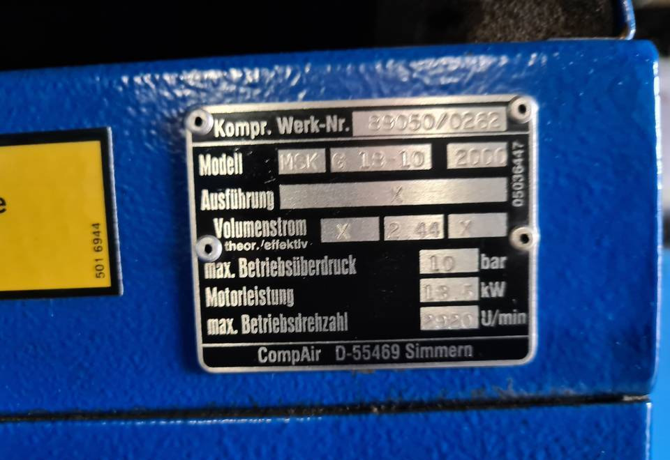 Kompresor śrubowy MAHLE MSK 18,5 KW - Air compressor: picture 3 Kompresor śrubowy MAHLE MSK 18,5 KW - Air compressor: picture 3