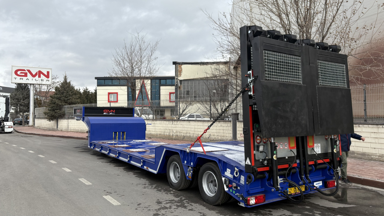 GVN Trailer 2 AXLE HYDRAULIC PLATFORM LOWBED - Low loader semi-trailer: picture 1 GVN Trailer 2 AXLE HYDRAULIC PLATFORM LOWBED - Low loader semi-trailer: picture 1
