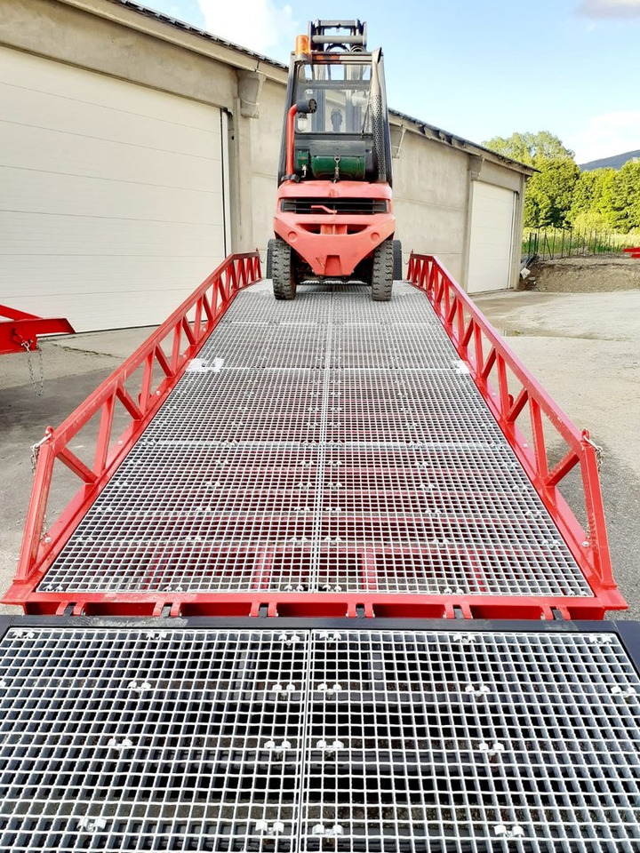 New Loading ramp Loading Ramp with with electric tilting bridge -  AZ RAMP - STAR- 20T-ZR-E. 20 ton capacity: picture 9