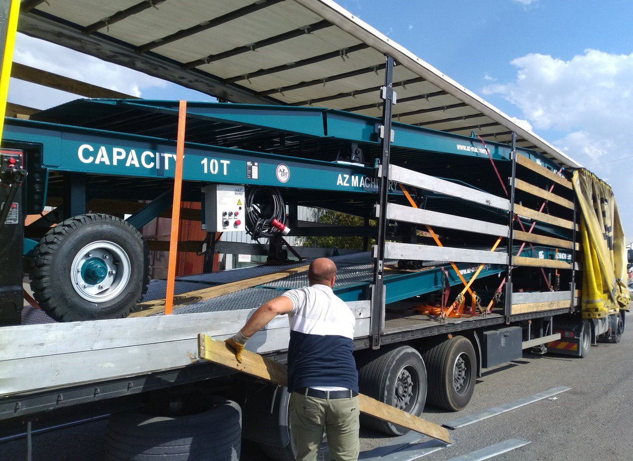 New Loading ramp Loading Ramp with with electro hydraulic tilting bridge -  AZ RAMP - STAR- 8T-ZR-LLO-E: picture 9