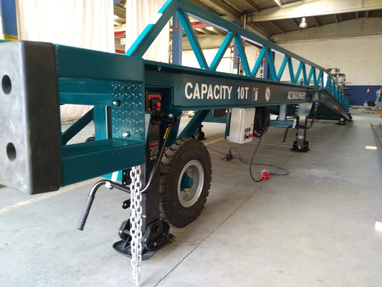 New Loading ramp Loading Ramp with with electro hydraulic tilting bridge -  AZ RAMP - STAR- 8T-ZR-LLO-E: picture 8