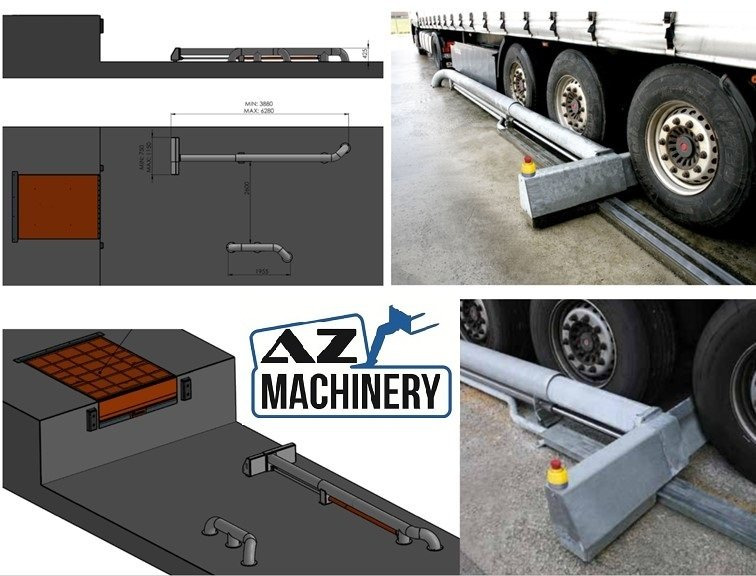 New Loading ramp STEEL WHEEL BLOCK WITH STOP PANEL: picture 7