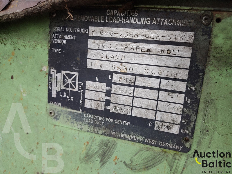 LPG forklift Clark C500 Y100 LPG: picture 20