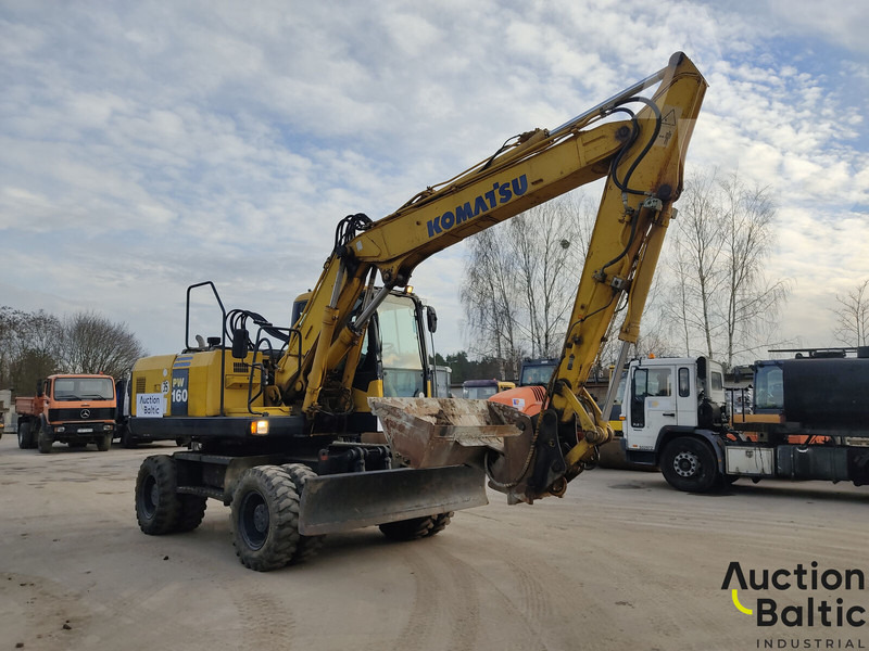 Komatsu PW160-7 - Wheel excavator: picture 2 Komatsu PW160-7 - Wheel excavator: picture 2