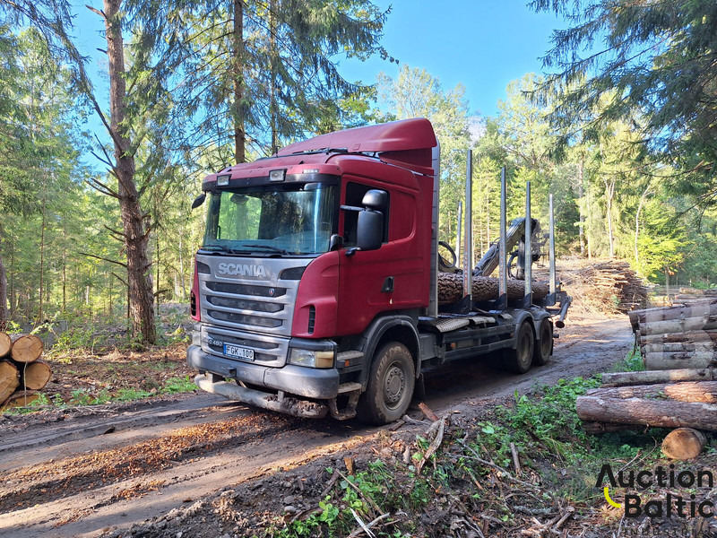 Scania R 480 - Log truck, Crane truck: picture 2 Scania R 480 - Log truck, Crane truck: picture 2
