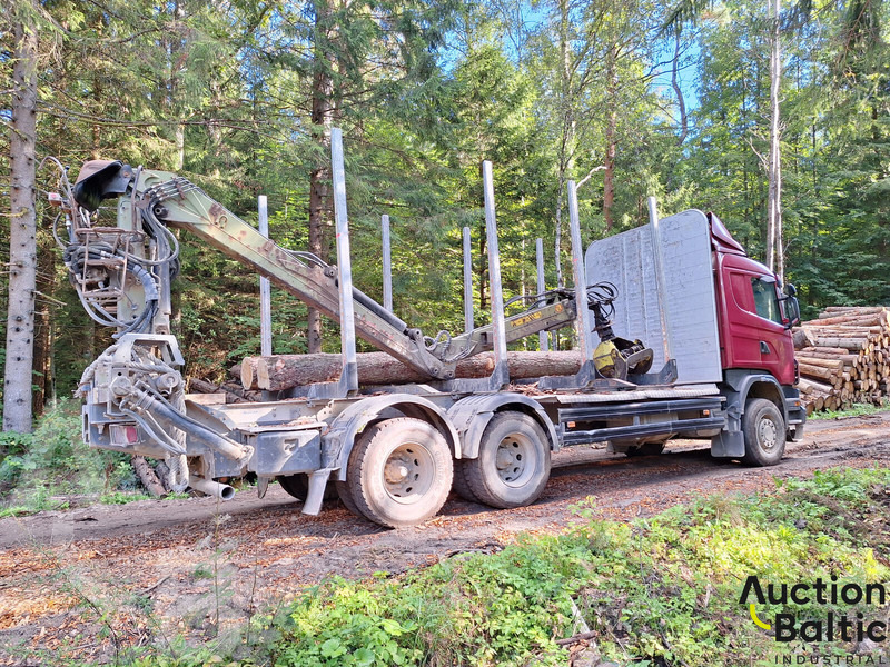 Scania R 480 - Log truck, Crane truck: picture 4 Scania R 480 - Log truck, Crane truck: picture 4