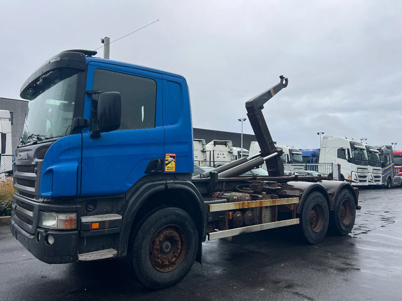 Hook lift truck Scania P420 Belgian truck**205.000km**Retarder full steel**: picture 8