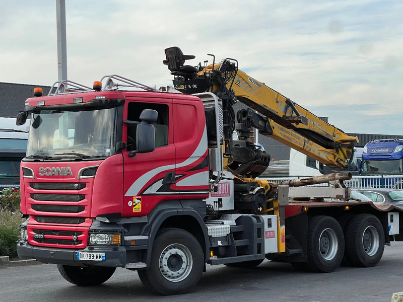 Scania R580 6x4 full steel*3pedal opticruise*R580 V8* - Log truck: picture 4 Scania R580 6x4 full steel*3pedal opticruise*R580 V8* - Log truck: picture 4