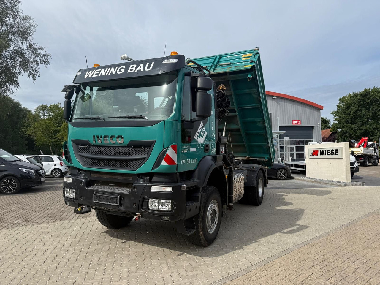 Iveco AD190 T/W Trakker 410 4x4 Allrad Kran KipperHIAB - Tipper, Crane truck: picture 3 Iveco AD190 T/W Trakker 410 4x4 Allrad Kran KipperHIAB - Tipper, Crane truck: picture 3