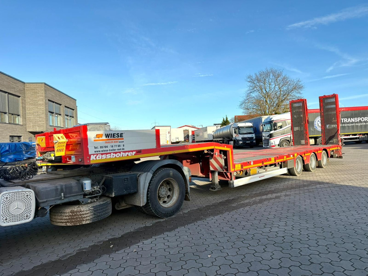Kässbohrer K.SLA.HS Tieflader teleskopierbar hydr. Hochbett - Low loader semi-trailer: picture 3 Kässbohrer K.SLA.HS Tieflader teleskopierbar hydr. Hochbett - Low loader semi-trailer: picture 3